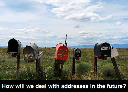 Thomas Frey Futurist Speaker addressing the problem of addresses