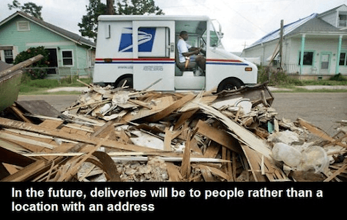 Thomas Frey Futurist Speaker postal deliveries