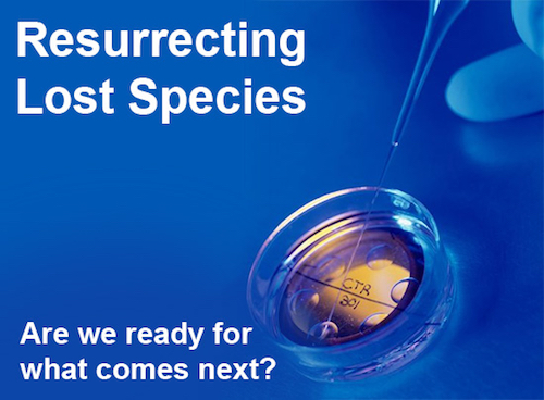 Thomas Frey Futurist Speaker should we revive extinct species