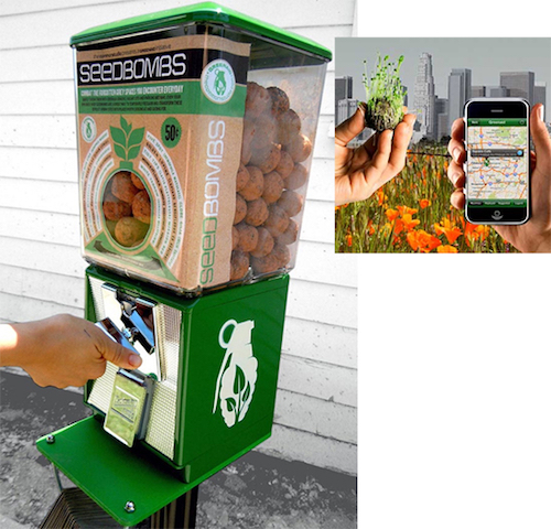 Thomas Frey Futurist Speaker Seedbomb Vending Machine