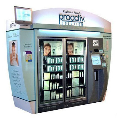 Thomas Frey Futurist Speaker Rodam & Fields makeup and cosmetic vending machine