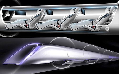 Thomas Frey Futurist Speaker Two of the Hyperloop drawing released by Elon Musk