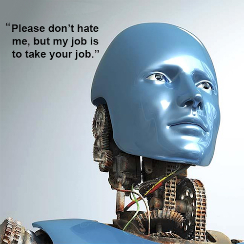 Thomas Frey Futurist Speaker hi I’m a robot and I’m here to take your job