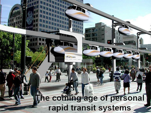 Thomas Frey Futurist Speaker the next bold step in transportation personal rapid transit systems