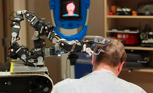 Thomas Frey Futurist speaker Would you allow a robot to give you a haircut