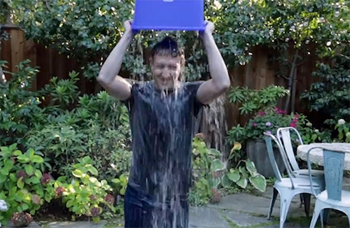 Thomas Frey Futurist Speaker Mark Zuckerberg doing the ALS Ice Bucket Challenge